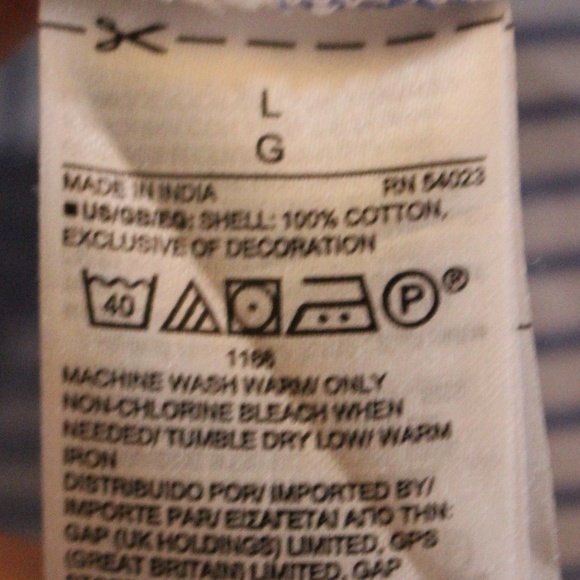 Gap, long sleeves off the shoulder button down top - Picture 9 of 10